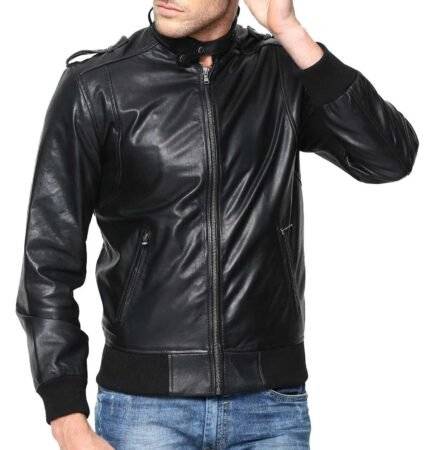 Black Chic Leather Jacket