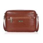 Women's Croco Leather Sling Bag