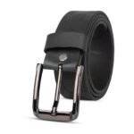 Luxe Black Men's Leather Belt