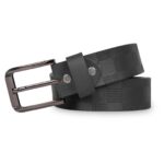 Luxe Black Men's Leather Belt - Image 4