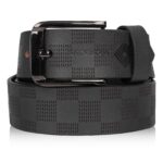 Luxe Black Men's Leather Belt - Image 5