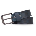 Luxe Blue Men’s Leather Belt - Image 4