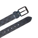 Luxe Blue Men’s Leather Belt - Image 5