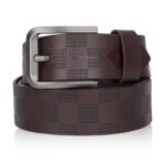 Luxe Brown Men’s Leather Belt - Image 2