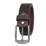 Lusso Brown Men's Leather Belt - Image 5
