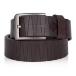 Lusso Brown Men's Leather Belt