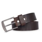 Lusso Brown Men's Leather Belt - Image 3