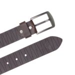 Lusso Brown Men's Leather Belt - Image 2