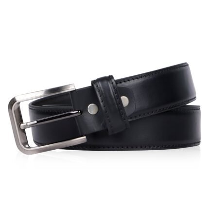 Excellent Black Men's Leather Belt