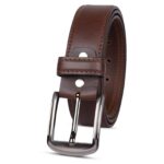 Excellent Brown Men's Leather Belt - Image 2