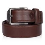 Excellent Brown Men's Leather Belt - Image 4