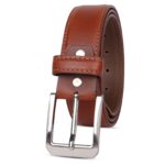 Excellent Tan Men's Leather Belt - Image 3