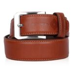 Excellent Tan Men's Leather Belt - Image 4