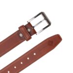 Excellent Tan Men's Leather Belt - Image 5