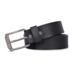 Finest Black Men's Leather Belt