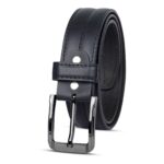 Splendour Black Men’s Leather Belt - Image 5