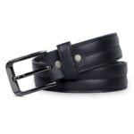 Splendour Black Men’s Leather Belt - Image 4