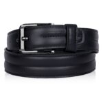 Splendour Black Men’s Leather Belt - Image 3