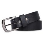 Premio Black Men's Leather Belt