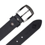 Premio Black Men's Leather Belt - Image 2