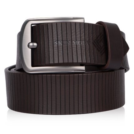 Premio Brown Men's Leather Belt