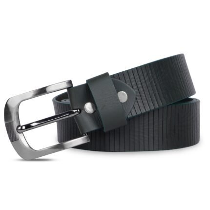 Premio Green Men's Leather Belt