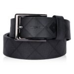 Premium Black Men's Leather Belt - Image 4