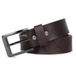 Premium Brown Men's Leather Belt