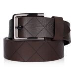 Premium Brown Men's Leather Belt - Image 4