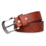 Premium Tan Men's Leather Belt
