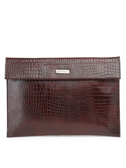 Skin Moda Croco Leather Laptop Sleeve for 14.5